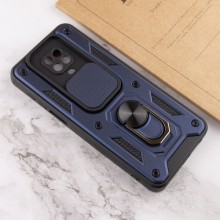 Ударостійкий чохол Camshield Serge Ring для Xiaomi Redmi Note 9s / Note 9 Pro / 9 Pro Max – Синій