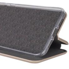 Кожаный чехол-книжка Classy для Xiaomi Redmi Note 9s / Note 9 Pro / Note 9 Pro Max – Золотой