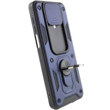Чехол Ummi Camshield Serge Ring для Xiaomi Redmi Note 9s / Note 9 Pro / 9 Pro Max – Синий