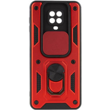 Чехол Ummi Camshield Serge Ring для Xiaomi Redmi Note 9s / Note 9 Pro / 9 Pro Max – Красный