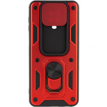 Чехол Ummi Camshield Serge Ring для Xiaomi Redmi Note 9s / Note 9 Pro / 9 Pro Max – Красный