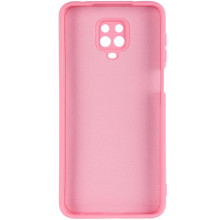 Чохол TPU GETMAN Liquid Silk Full Camera для Xiaomi Redmi Note 9s / Note 9 Pro / Note 9 Pro Max – Рожевий
