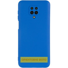 Чохол TPU GETMAN Liquid Silk Full Camera для Xiaomi Redmi Note 9s / Note 9 Pro / Note 9 Pro Max – Синій