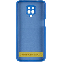 Чохол TPU GETMAN Liquid Silk Full Camera для Xiaomi Redmi Note 9s / Note 9 Pro / Note 9 Pro Max – Синій