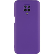 Чехол TPU GETMAN Liquid Silk Full Camera для Xiaomi Redmi Note 9s / Note 9 Pro / Note 9 Pro Max (Фиолетовый)