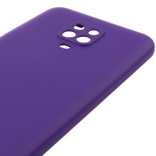 Чехол TPU GETMAN Liquid Silk Full Camera для Xiaomi Redmi Note 9s / Note 9 Pro / Note 9 Pro Max – Фиолетовый