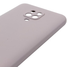 Чехол TPU GETMAN Liquid Silk Full Camera для Xiaomi Redmi Note 9s / Note 9 Pro / Note 9 Pro Max – Серый
