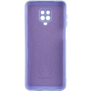 Чохол Silicone Cover Lakshmi Full Camera (AAA) with Logo для Xiaomi Redmi Note 9s / Note 9 Pro – Бузковий
