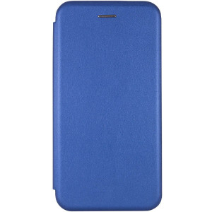 Кожаный чехол-книжка Classy для Xiaomi Redmi Note 9s / Note 9 Pro / Note 9 Pro Max (Синий)