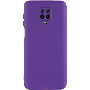 Чехол TPU GETMAN Liquid Silk Full Camera для Xiaomi Redmi Note 9s / Note 9 Pro / Note 9 Pro Max – Фиолетовый