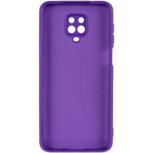 Чехол TPU GETMAN Liquid Silk Full Camera для Xiaomi Redmi Note 9s / Note 9 Pro / Note 9 Pro Max – Фиолетовый