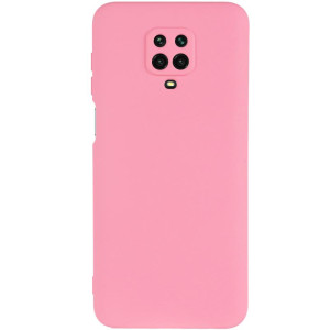 Чехол TPU GETMAN Liquid Silk Full Camera для Xiaomi Redmi Note 9s / Note 9 Pro / Note 9 Pro Max – Розовый