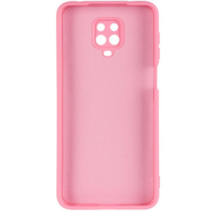 Чехол TPU GETMAN Liquid Silk Full Camera для Xiaomi Redmi Note 9s / Note 9 Pro / Note 9 Pro Max – Розовый