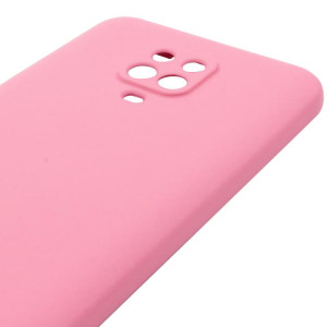 Чехол TPU GETMAN Liquid Silk Full Camera для Xiaomi Redmi Note 9s / Note 9 Pro / Note 9 Pro Max – Розовый