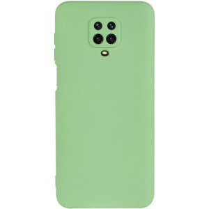 Чехол TPU GETMAN Liquid Silk Full Camera для Xiaomi Redmi Note 9s / Note 9 Pro / Note 9 Pro Max – Зеленый