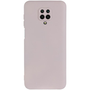 Чехол TPU GETMAN Liquid Silk Full Camera для Xiaomi Redmi Note 9s / Note 9 Pro / Note 9 Pro Max – Серый