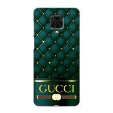 Чохли  GUCCI для Шяомі Рідмі Ноут 9 Про (AlphaPrint) (Текстура Гуччі)