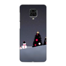 Чехлы на Новый Год Xiaomi Redmi Note 9 Pro – Снеговички