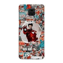 Чехлы с героями Марвел Xiaomi Redmi Note 9 Pro (VPrint)