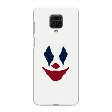 Чехлы с картинкой Джокера на Xiaomi Redmi Note 9 Pro (Лицо Джокера)