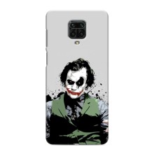 Чехлы с картинкой Джокера на Xiaomi Redmi Note 9 Pro (Взгляд Джокера)