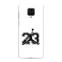 Чохли для Xiaomi Redmi Note 9 Pro - з картинкою JORDAN (AlphaPrint) (Jordan 23)
