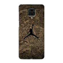Чохли для Xiaomi Redmi Note 9 Pro - з картинкою JORDAN (AlphaPrint) (Logo Jordan)