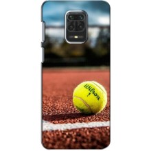 Чехлы с принтом Спортивная тематика для Xiaomi Redmi Note 9 Pro (Теннисный корт)