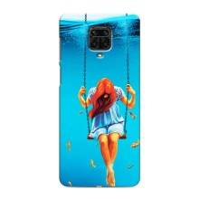 Чохол Стильні дівчата на Xiaomi Redmi Note 9 Pro (Дівчина на гойдалці)