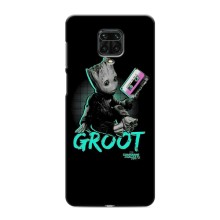 Чехол Супергерои Марвел на Редми Нот 9 про (Groot)