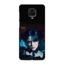 Чохли Венсдей на Xiaomi Redmi Note 9 Pro Уенсдей (AlphaPrint) (погляд Венздей)