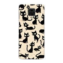 Чехол с рисунком кот на Xiaomi Redmi Note 9 Pro