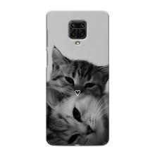 Чохол з малюнком кіт на Xiaomi Redmi Note 9 Pro (Пара котів)