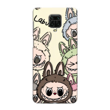 Чохол з Лабубу на Xiaomi Redmi Note 9 Pro (Колаж Лабубу)