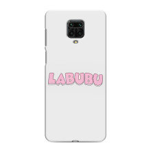 Чохол з Лабубу на Xiaomi Redmi Note 9 Pro (Лого Лабубу)