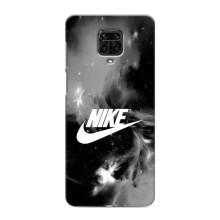 Чохол з логтипом Найк на Xiaomi Redmi Note 9 Pro (Найк димчастий)
