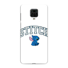 Чехол с принтом Стич на Xiaomi Redmi Note 9 Pro – Стич лого