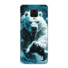 Чехол с картинкой «Хищники» для Xiaomi Redmi Note 9 Pro – Медведь