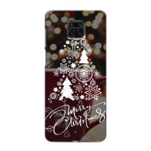 Різдвяні Чохли для Xiaomi Redmi Note 9 Pro (VPrint) (Ялинка яскрава)