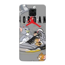 Силиконовый Чехол Nike Air Jordan на Редми Нот 9 про (Air Jordan)