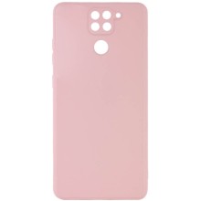 Силиконовый чехол Candy Full Camera для Xiaomi Redmi Note 9 / Redmi 10X – Розовый