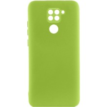 Чехол Silicone Cover Lakshmi Full Camera (A) для Xiaomi Redmi Note 9 / Redmi 10X – Зеленый