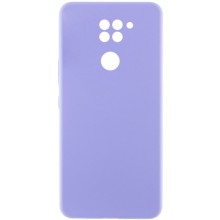 Чехол Silicone Cover Lakshmi Full Camera (AAA) для Xiaomi Redmi Note 9 / Redmi 10X – Сиреневый