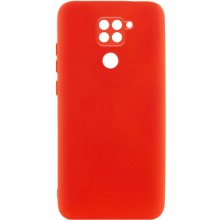 Чехол Silicone Cover Lakshmi Full Camera (A) для Xiaomi Redmi Note 9 / Redmi 10X – Красный