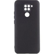 Чехол Silicone Cover Lakshmi Full Camera (A) для Xiaomi Redmi Note 9 / Redmi 10X – Черный