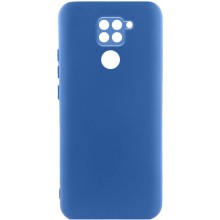Чехол Silicone Cover Lakshmi Full Camera (A) для Xiaomi Redmi Note 9 / Redmi 10X – Синий