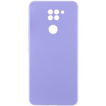 Чехол Silicone Cover Lakshmi Full Camera (AAA) для Xiaomi Redmi Note 9 / Redmi 10X (Сиреневый)