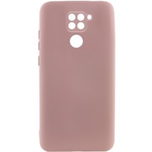 Чохол Silicone Cover Lakshmi Full Camera (A) для Xiaomi Redmi Note 9 / Redmi 10X – Рожевий