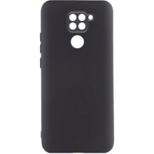 Чохол TPU GETMAN Liquid Silk Full Camera для Xiaomi Redmi Note 9 / Redmi 10X – Чорний