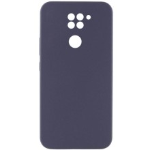 Чехол Silicone Cover Lakshmi Full Camera (AAA) для Xiaomi Redmi Note 9 / Redmi 10X (Серый)